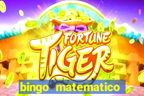 bingo matematico para ensino medio